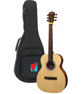 Electro Folk Guitar Lag Travel VIAN-001 Signature VIANNEY + SoftCase