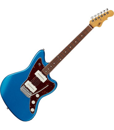 Guitare Electrique G&L FD-DOH-LPB-R - Fullerton Deluxe Doheny Lake Placid Blue touche palissandre