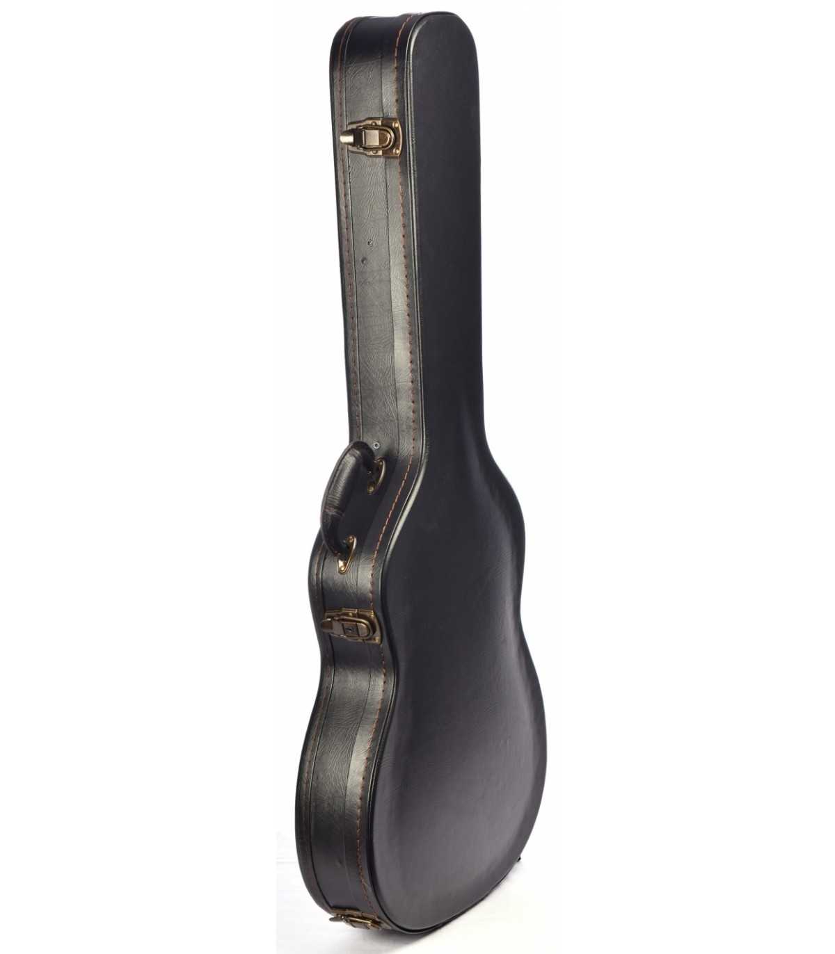 Étui Rigide Guitare Acoustique 40" - Protection Renforcée - Loquet Verrouillable - Poche Accessoires