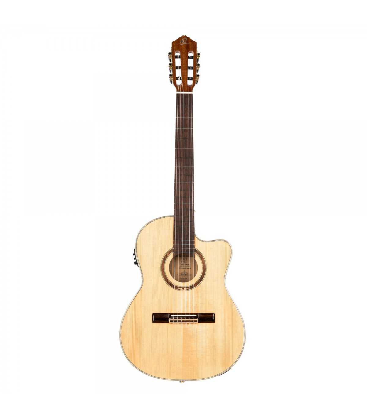 Support guitare en bois brun Ortega
