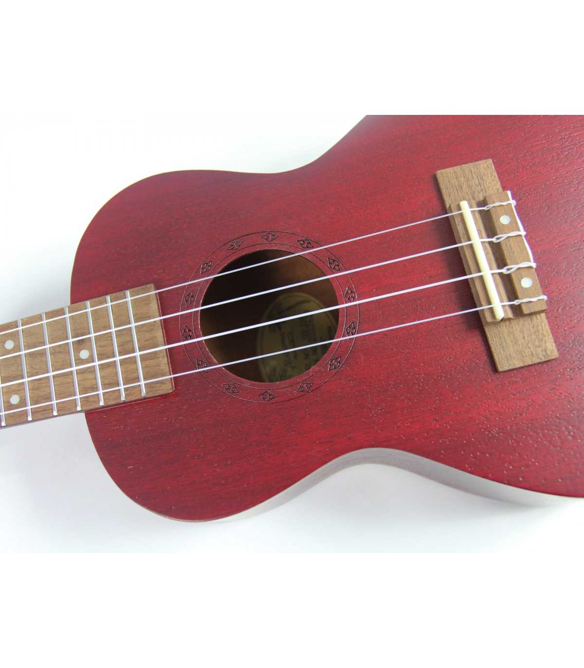RITTER housse ukulele tenor noir / rouge