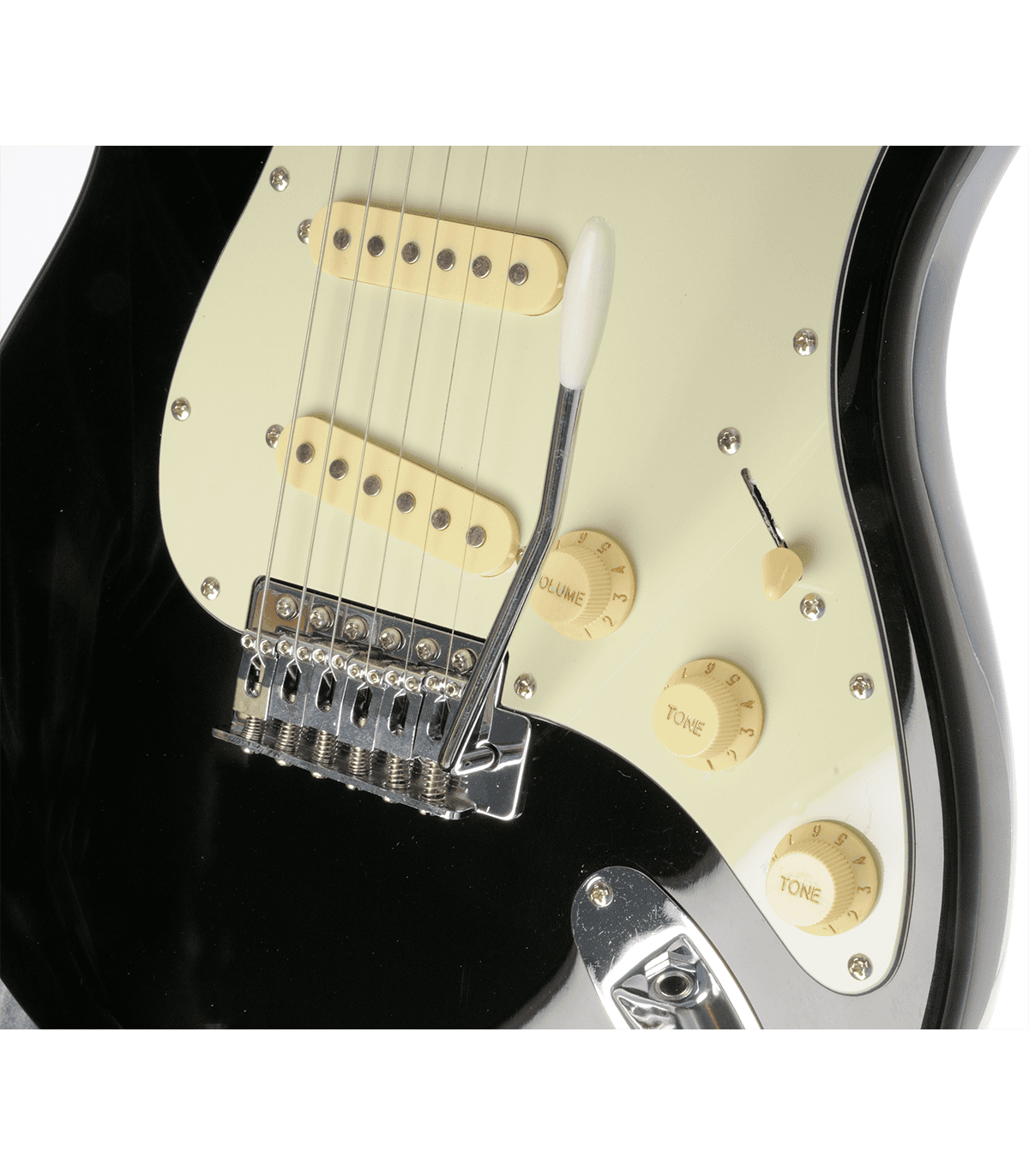 Stagg - Guitare électrique gaucher 4 4 débutant S300 Noire