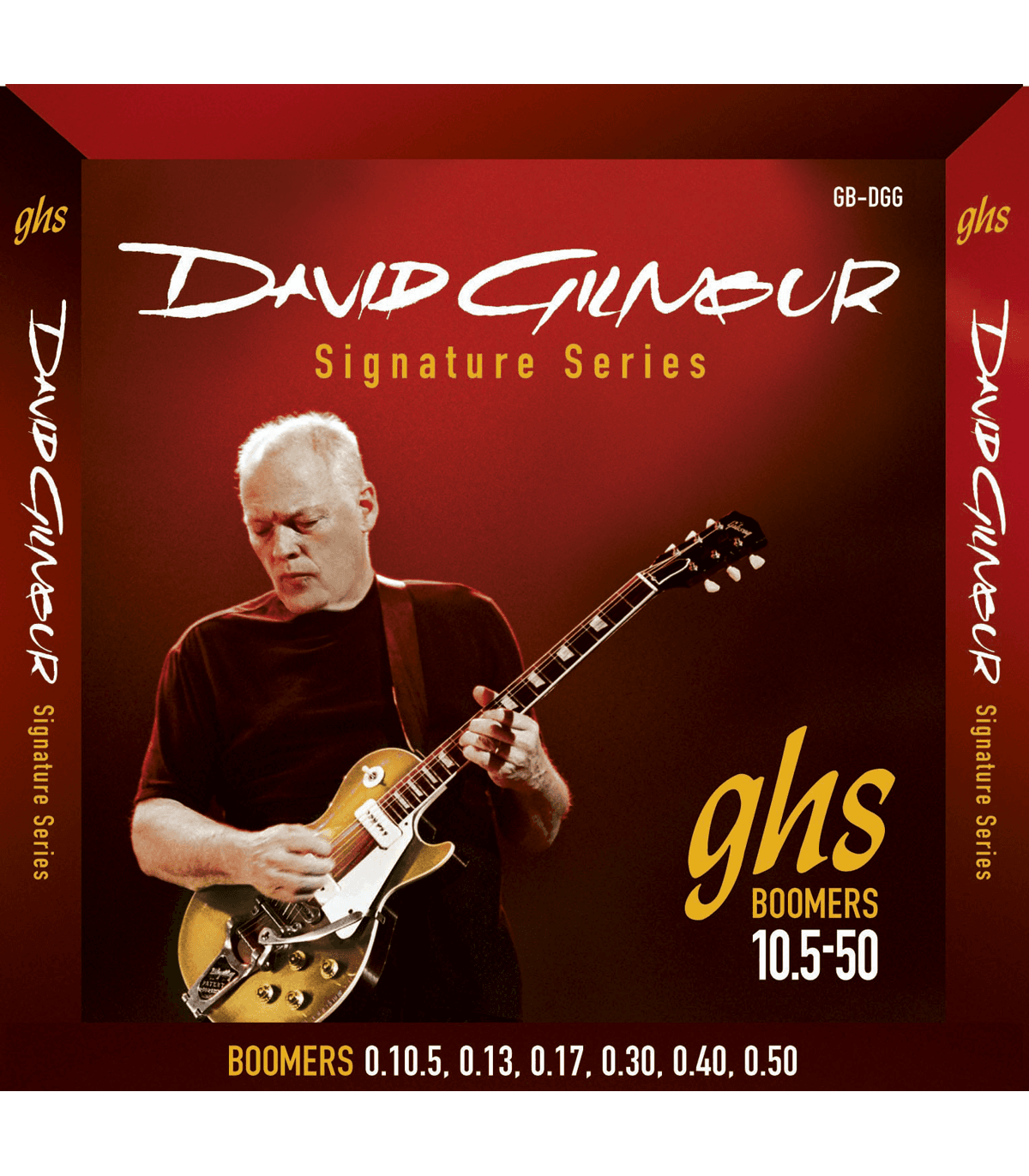 Jeu de Cordes pour Guitare Electrique GHS DGG - David Gilmour - Rouge  10,5-13-17-30-40-50