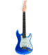 Guitare Electrique EKO S100-BLU - Starter S100 - Type S - Format 3/4 Metallic Blue