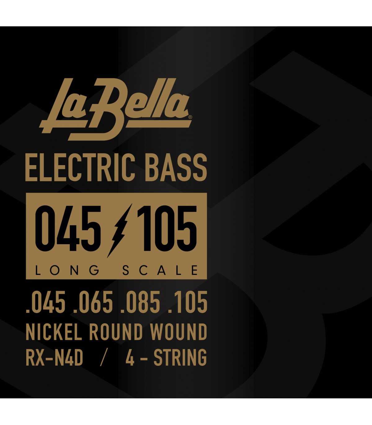La Bella SS45-B - Jeu de cordes pour basse électrique 5 cordes Super Steps  Custom Light (