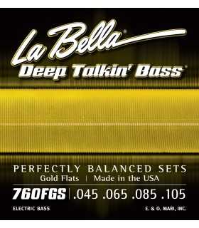 Jeu de cordes pour guitare basse électrique La Bella Deep Talkin' L-760F-  MUS