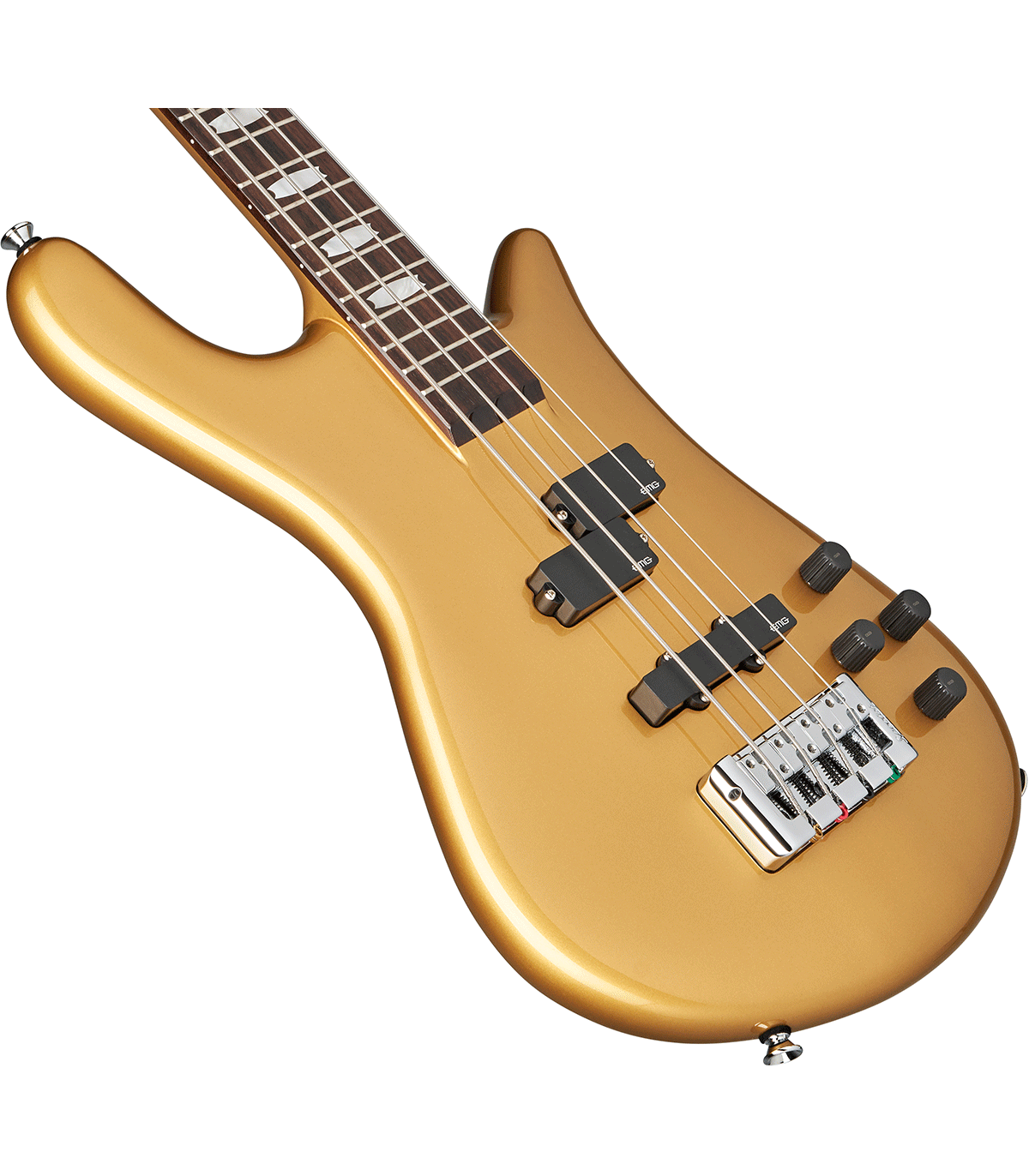 Basse Electrique Spector EURO4CL-MGD - Classic 4 - 4 Cordes Solid Metallic  Gold Gloss
