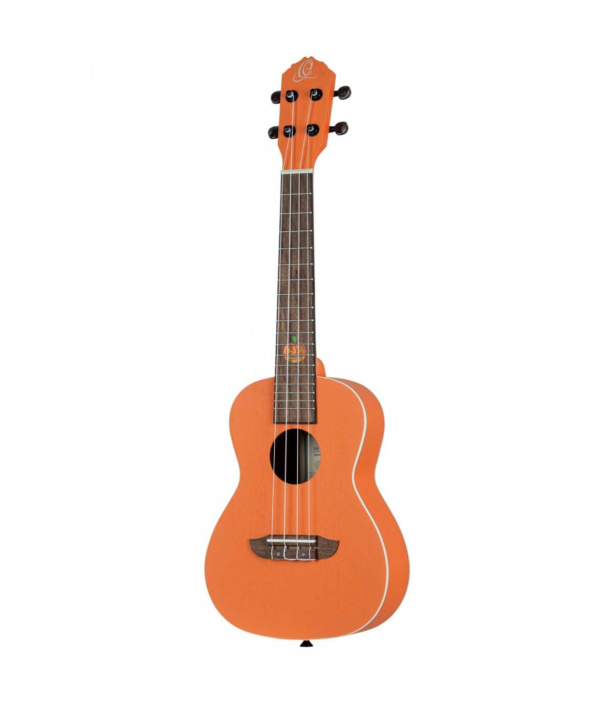 Ortega OUBSTD-SI Housse Ukulélé Soprano Noir/Orange Avec Poche Avant