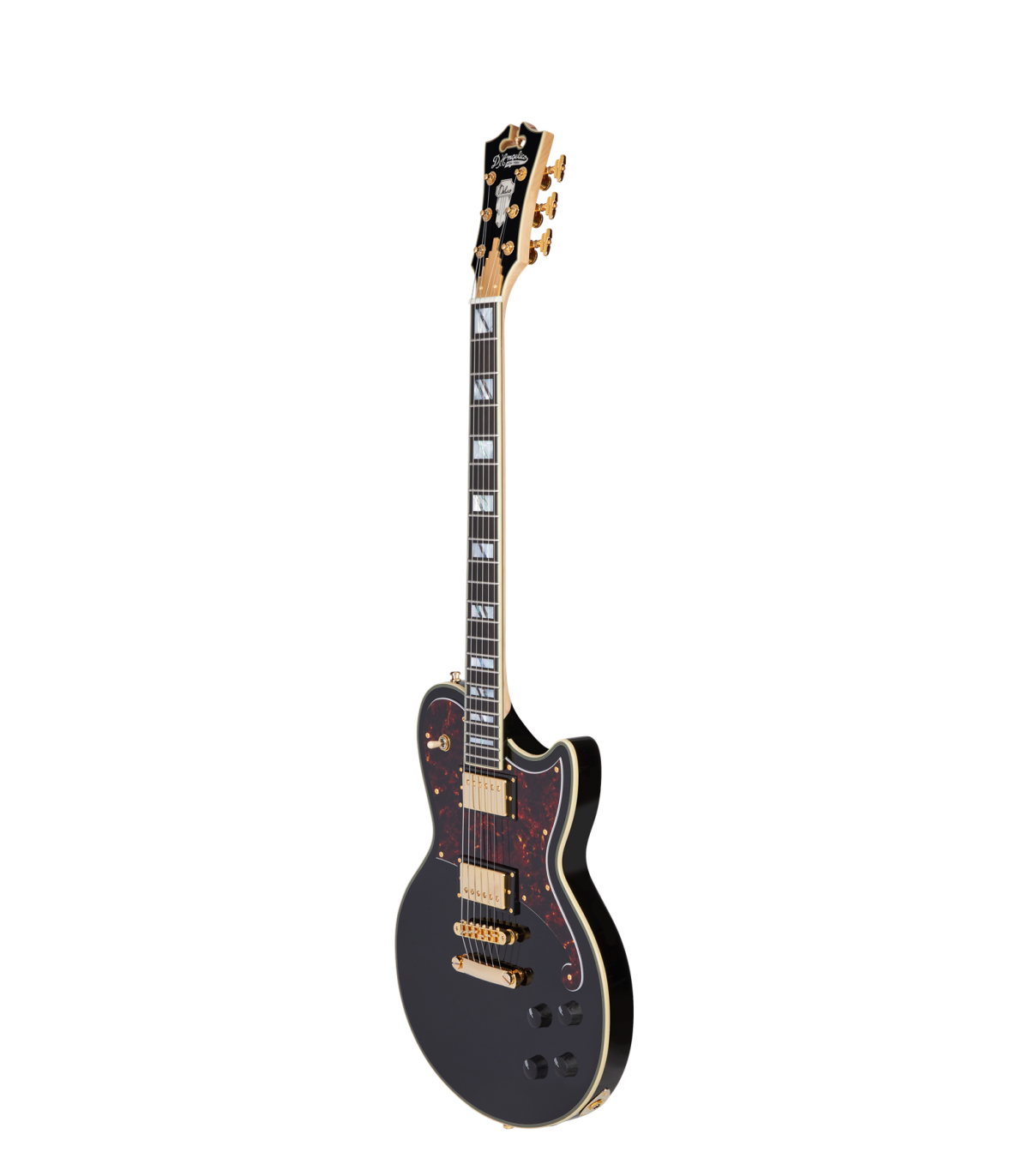 ゆうたろう　D'Angelico Deluxe Atlantic Guitare Electrique D'ANGELICO Deluxe Atlantic Solid Black