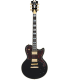 Guitare Electrique D'ANGELICO Deluxe Atlantic Solid Black