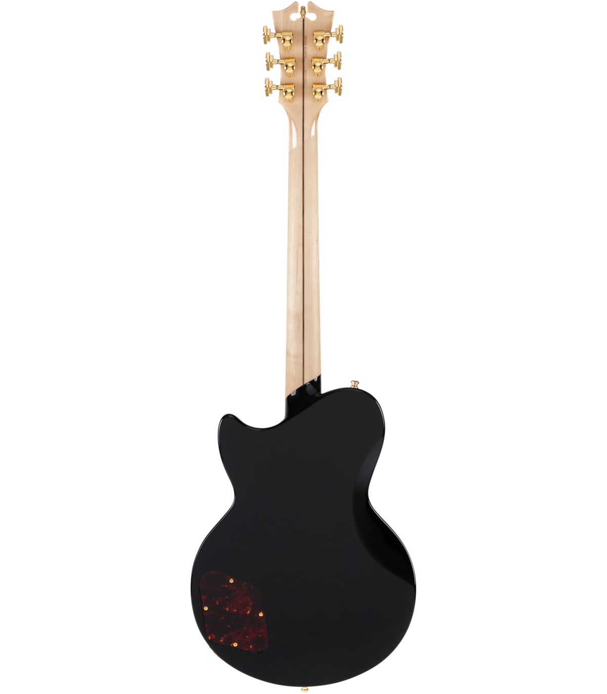 Guitare Electrique D'ANGELICO Deluxe Atlantic Solid Black