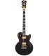 Guitare Electrique D'ANGELICO Deluxe Atlantic Baritone Solid Black