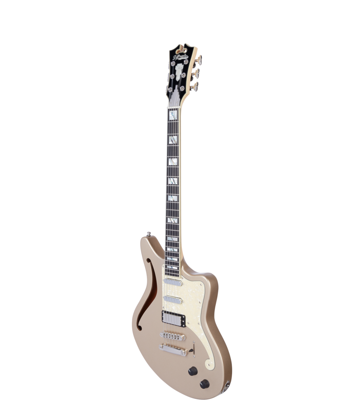 Guitare Electrique D'ANGELICO Deluxe Bedford SH Desert Gold