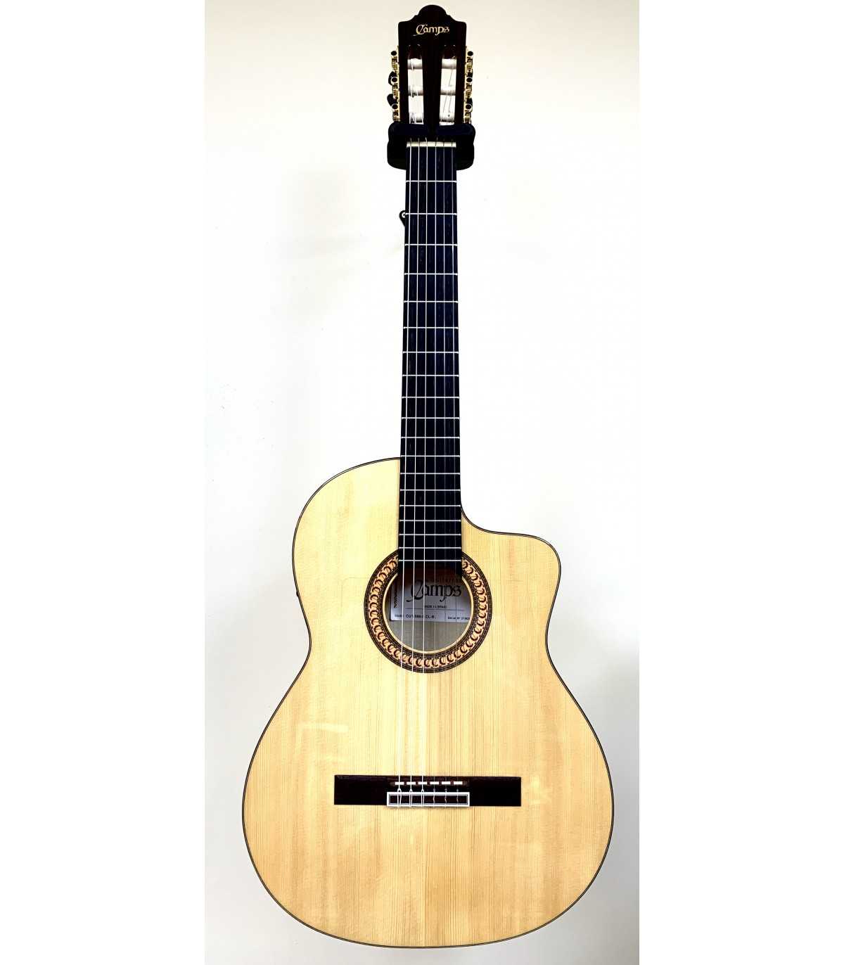 Guitare ElectroClassique Flamenca Camps CUT500S CLBL Épicéa Massif