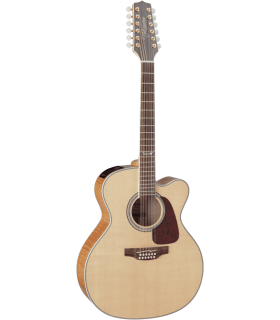 Takamine GJ72CE-12NAT Jumbo Cutaway 12-String Electro Folk Guitar Natural Gloss